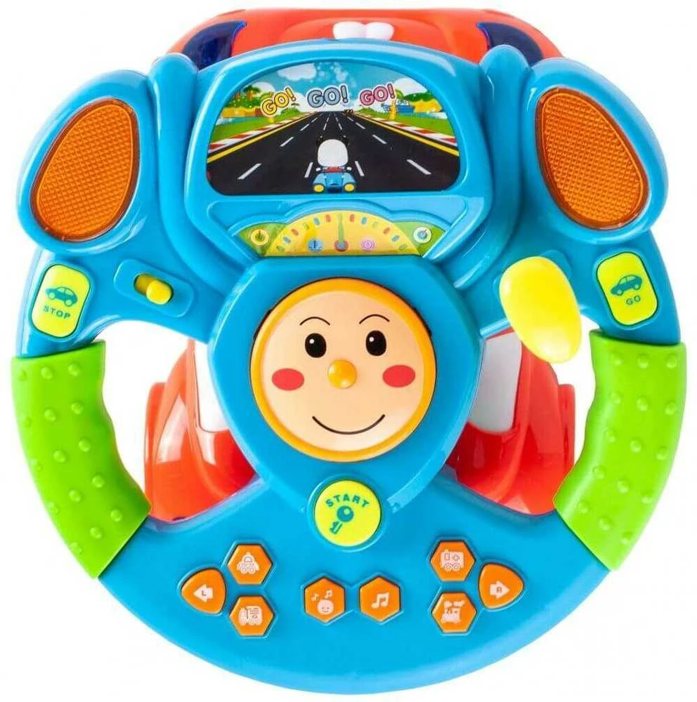 Malplay Interaktyvus lavinamasis muzikinis automobilio vairas