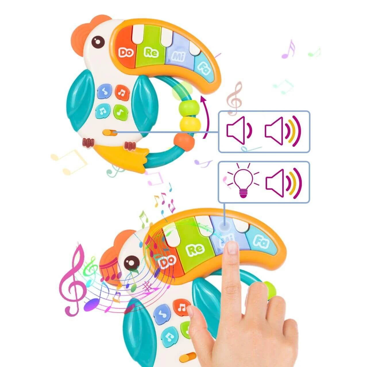 Malplay Interaktyvus lavinamasis muzikinis staliukas su krepšinio kamuoliu