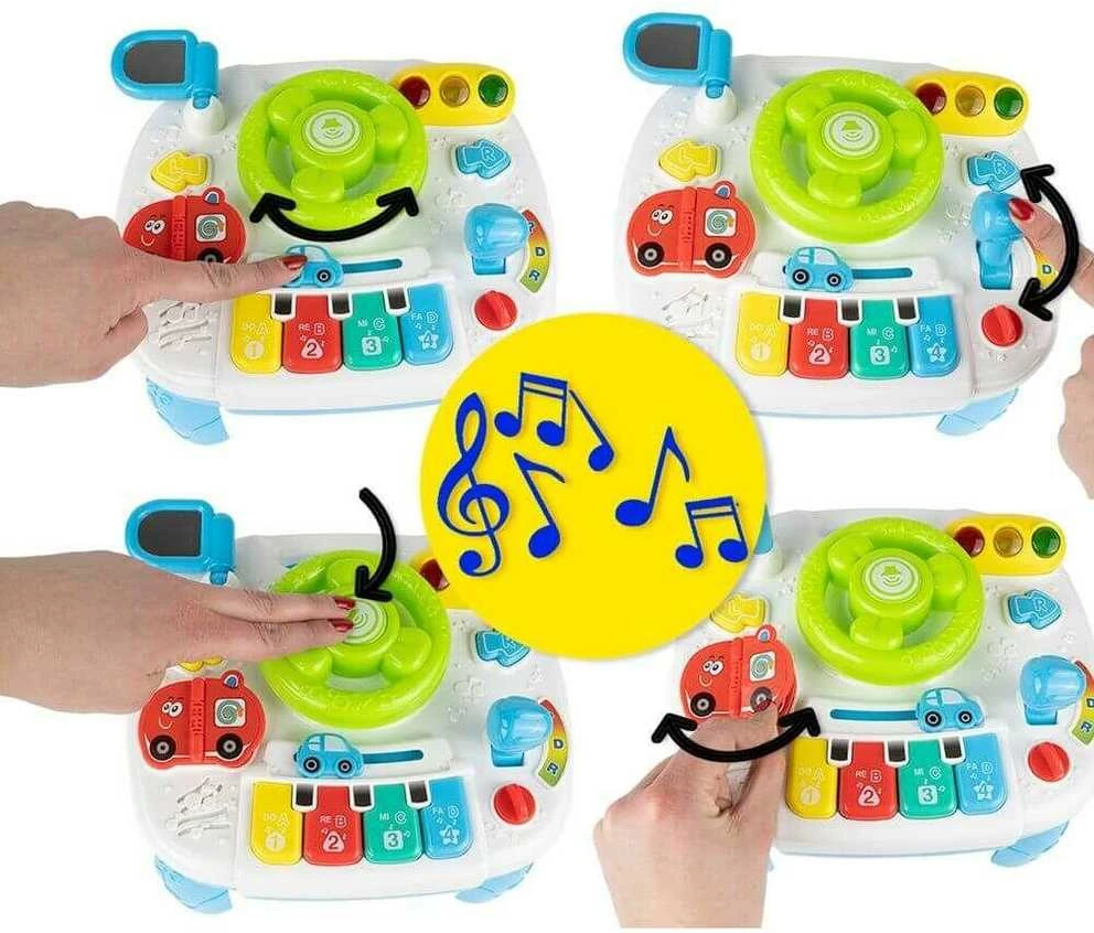 Malplay Interaktyvus lavinamasis muzikinis staliukas Vairas