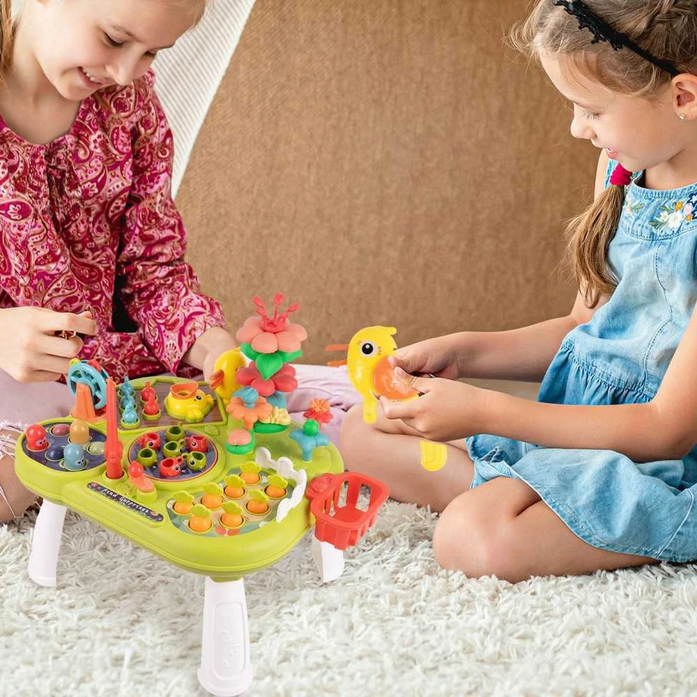 Malplay Interaktyvus lavinamasis staliukas su plaktuku ir žvejyba