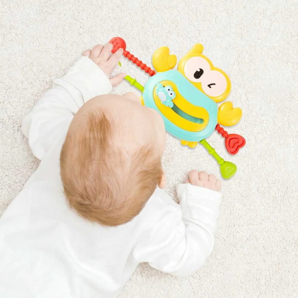 Malplay Interaktyvus Montessori barškutis „Crab Sensory“