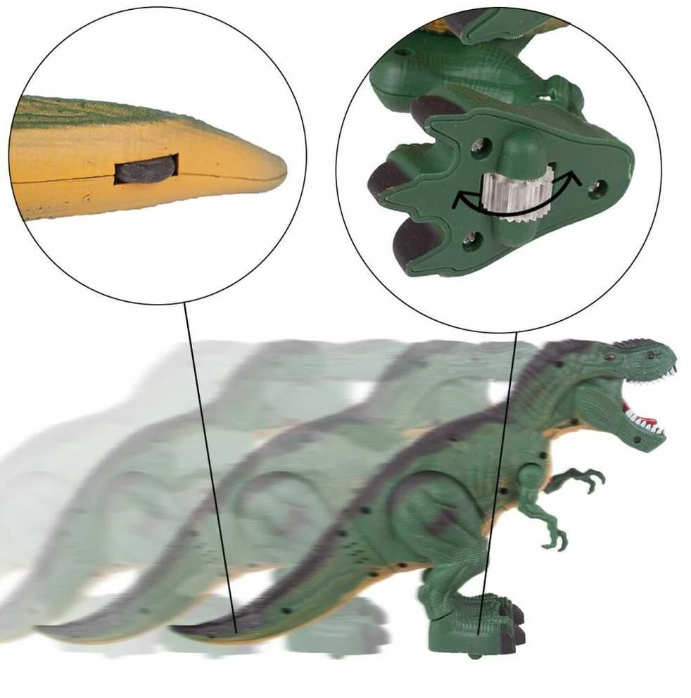 Malplay Interaktyvus T-rex dinozauras šviečia, riaumoja, vaikšto