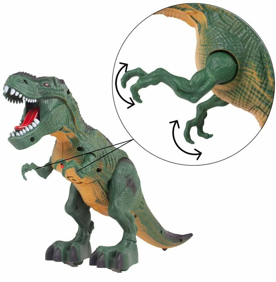 Malplay Interaktyvus T-rex dinozauras šviečia, riaumoja, vaikšto