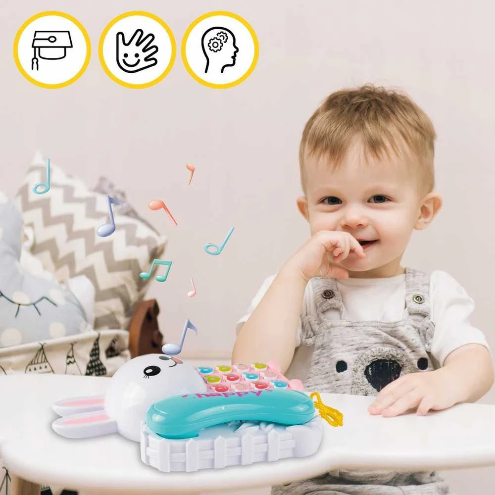 Malplay Interaktyvus žaislinis telefonas Kiškutis