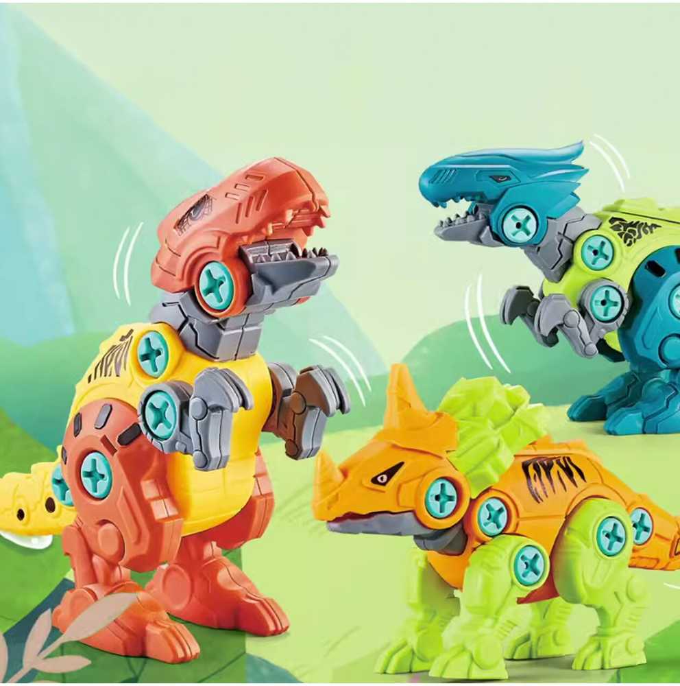 Malplay Konstruktorius Dinozaurai, 4 vnt.