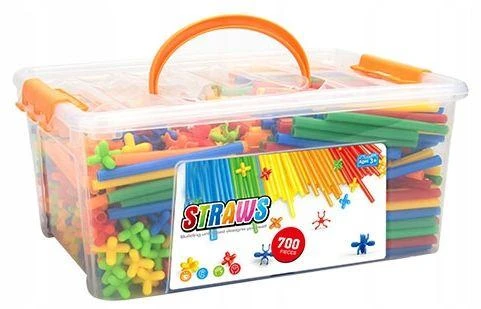 Malplay Konstruktorius iš šiaudelių, 700 vnt.