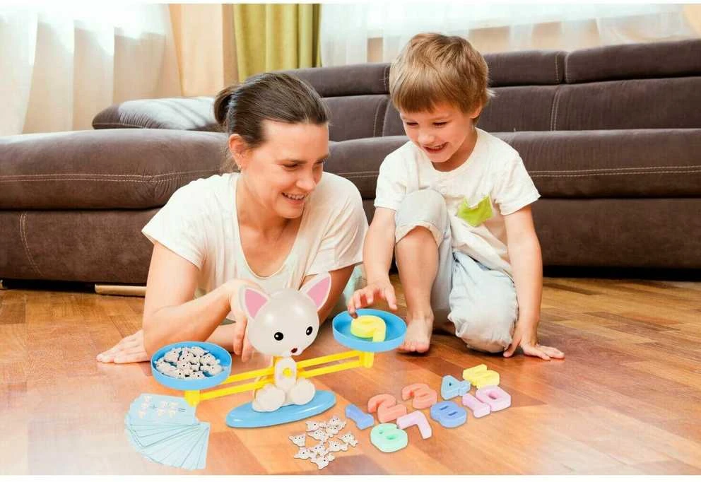 Malplay Balansinės svarstyklės - mokytis skaičiuoti, žaidimas vaikams