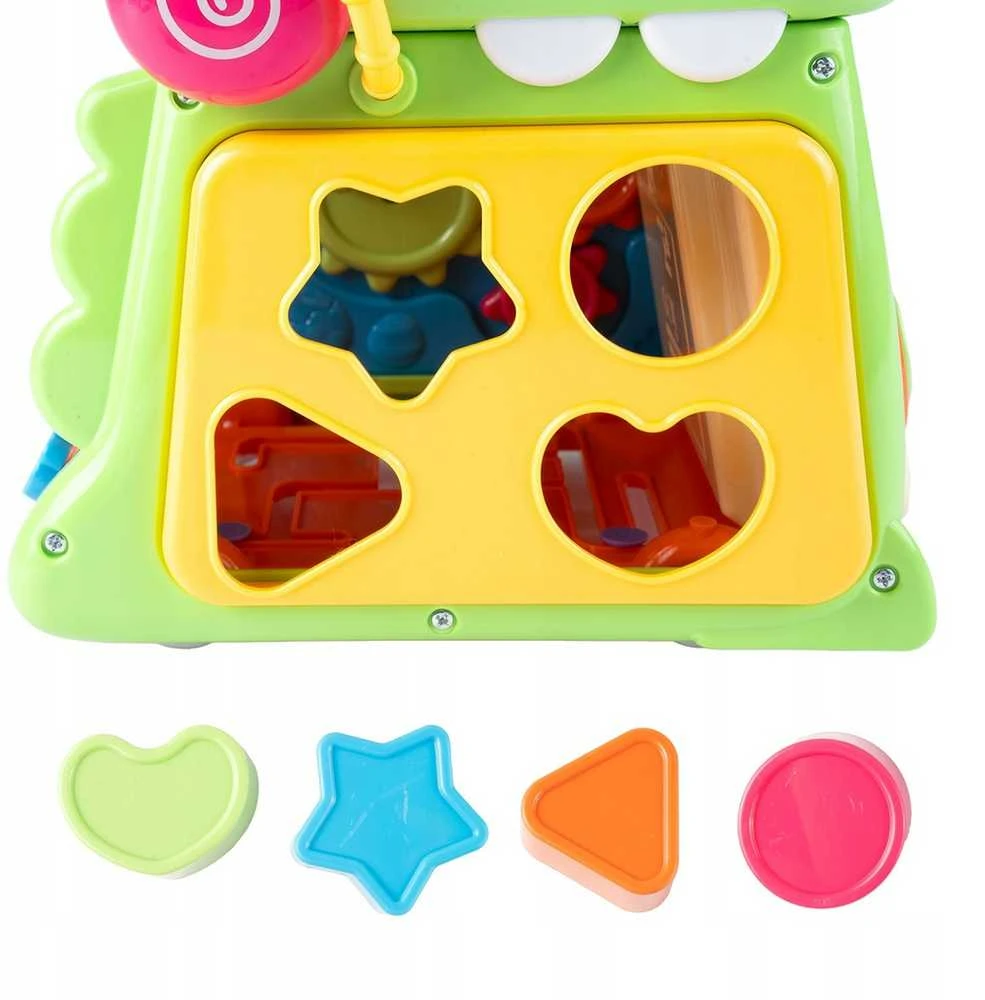 Malplay Lavinamasis kubas su pianinu Krokodilas 4in 1