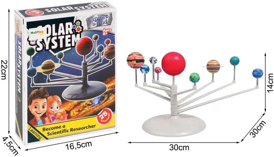 Malplay Lavinamasis kūrybinis rinkinys Saulės sistemos planetos