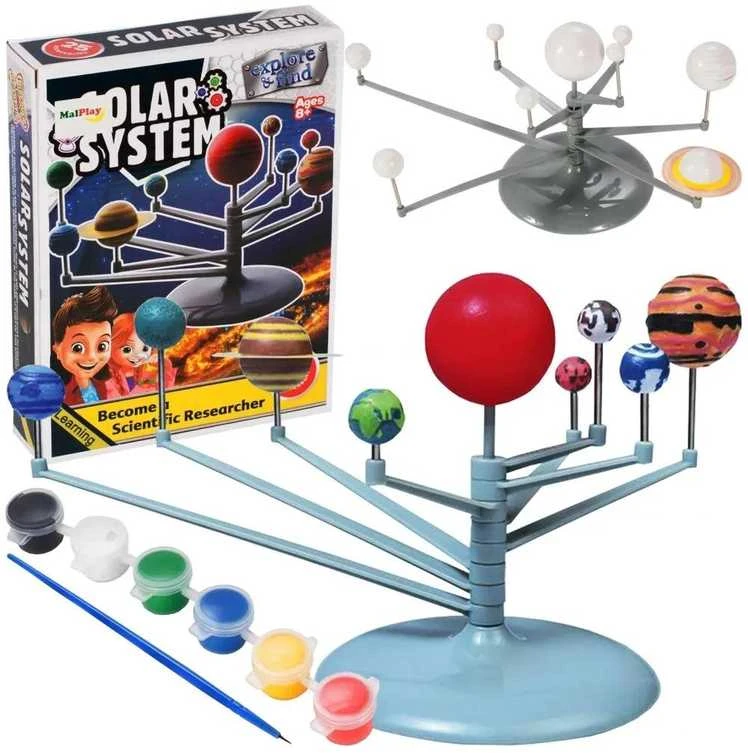 Malplay Lavinamasis kūrybinis rinkinys Saulės sistemos planetos