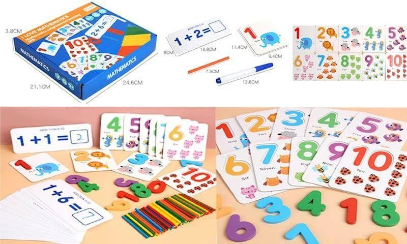 Malplay Lavinamasis medinis matematikos mokymosi rinkinys