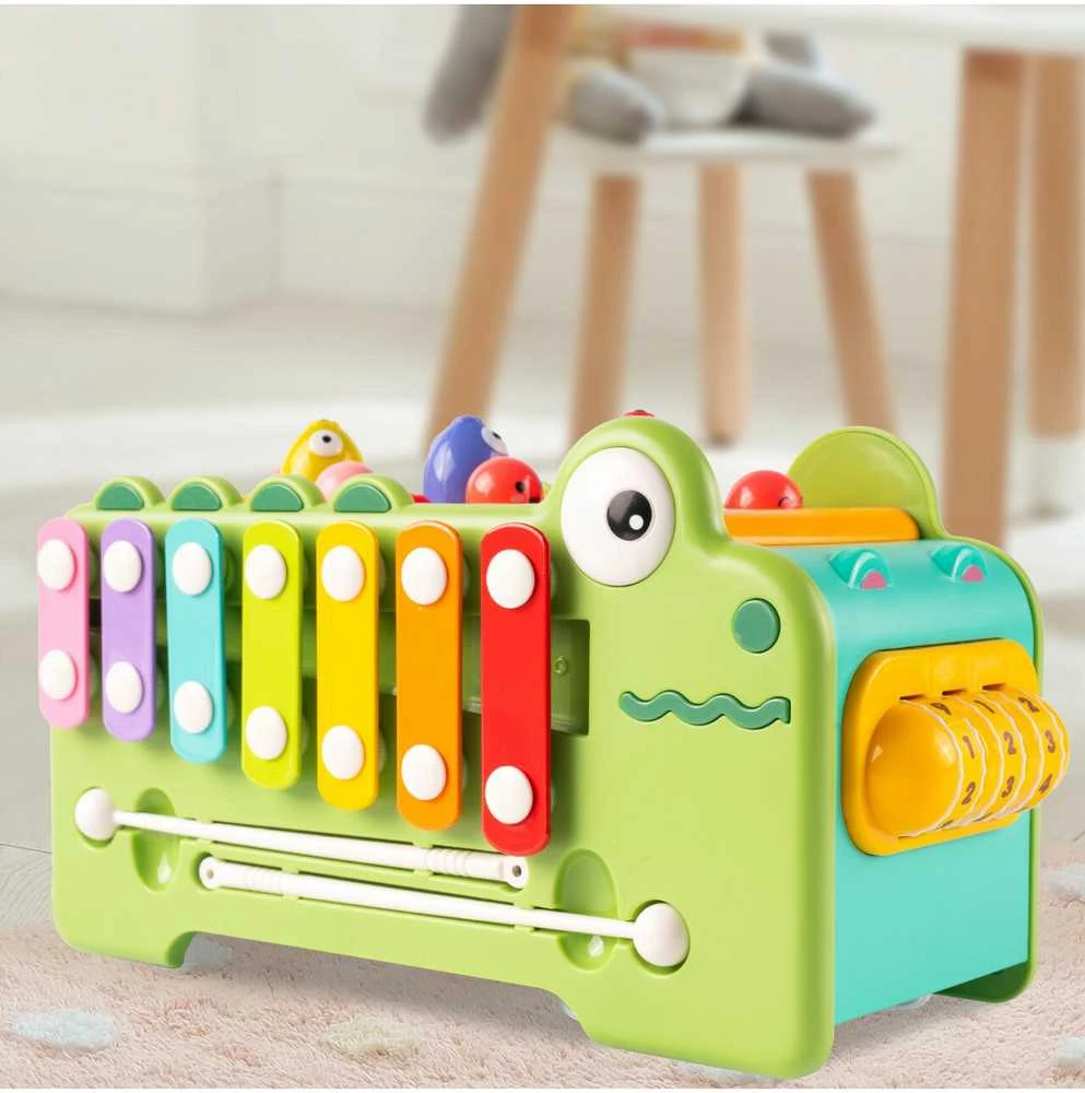 Malplay Lavinamasis Montessori kubas su cimbolais Krokodilas