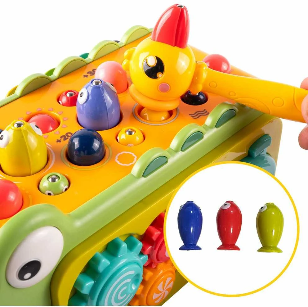Malplay Lavinamasis Montessori kubas su cimbolais Krokodilas