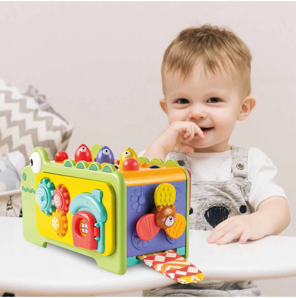 Malplay Lavinamasis Montessori kubas su cimbolais Krokodilas