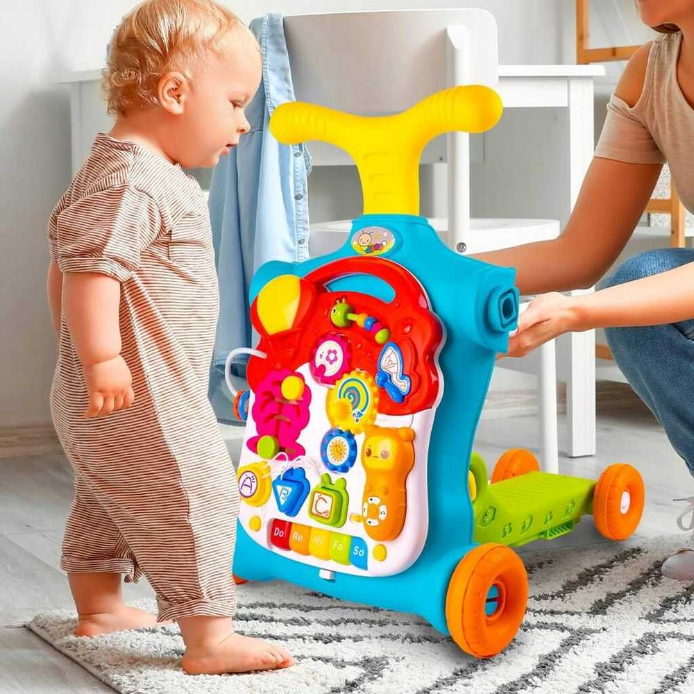 Malplay Lavinamasis stumdukas- staliukas 5in1 kūdikiams