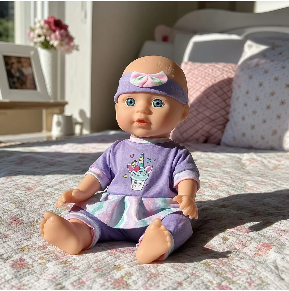 Malplay Lėlė „Baby Sweet Love“ su kėdute ir aksesuarais