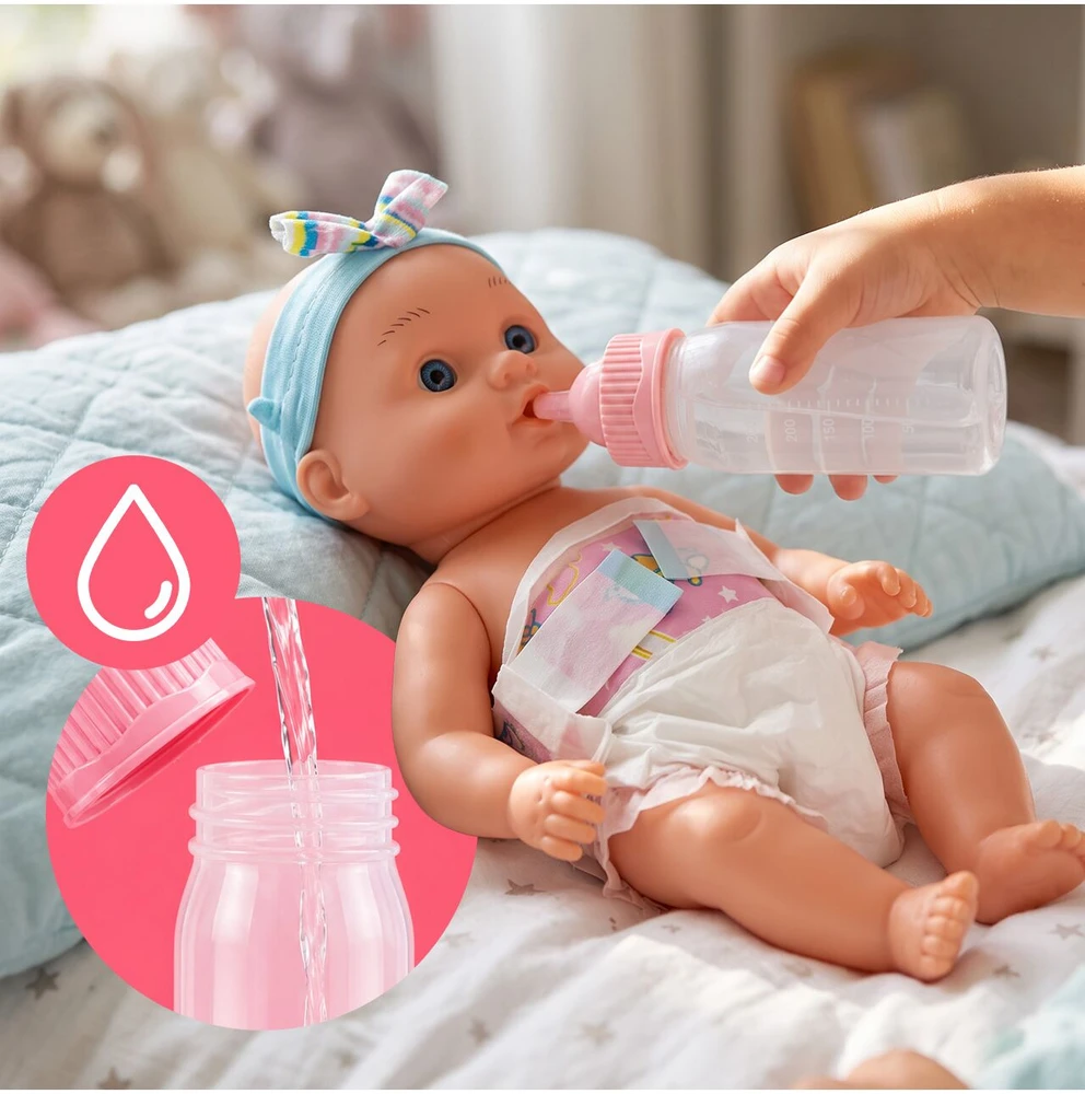 Malplay Kūdikio lėlė „Baby Sweet Love“ + maitinimo rinkinys