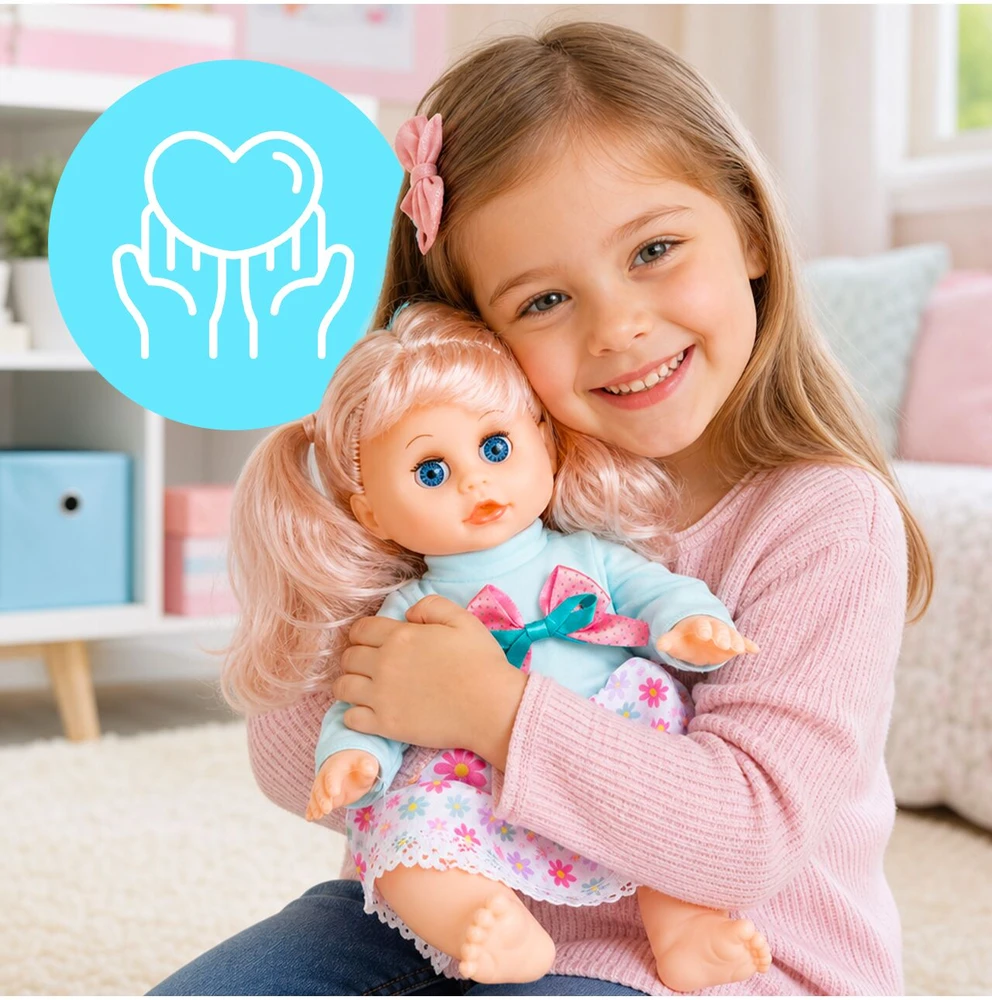 Malplay Lėlė „Baby Sweet Love“ + puodukas ir aksesuarai