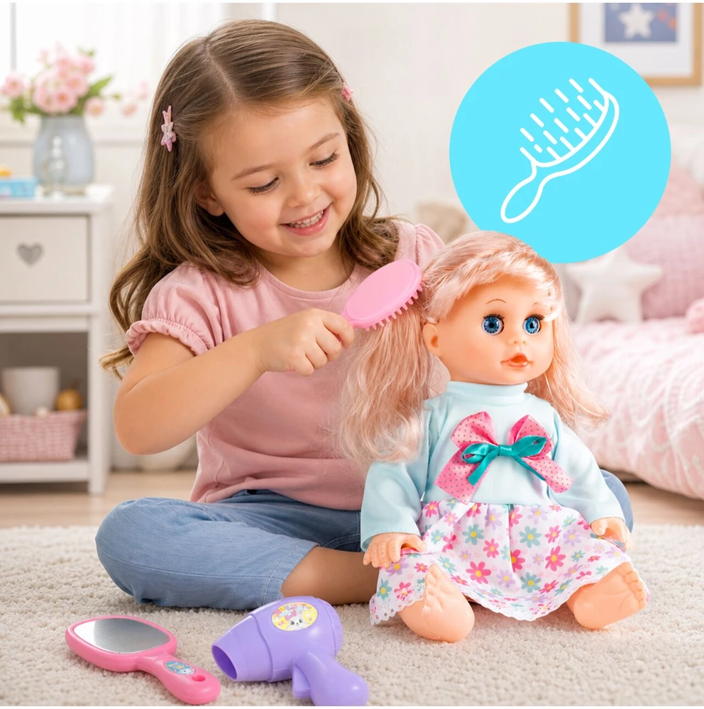 Malplay Lėlė „Baby Sweet Love“ + puodukas ir aksesuarai
