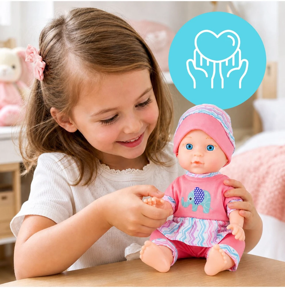 Malplay Lėlė „Baby Sweet Love“ su supamuoju arkliuku