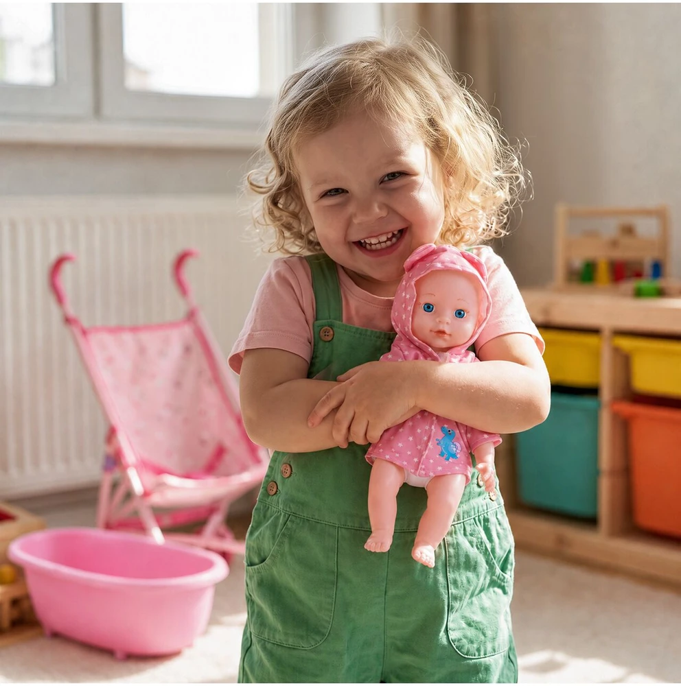 Malplay Lėlė „Baby Sweet Love“ su vonele