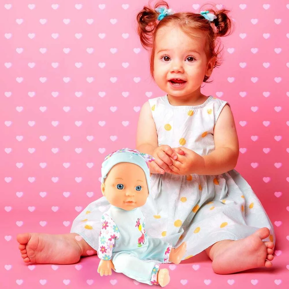 Malplay Lėlė kūdikis su maitinimo priedais, 27 cm