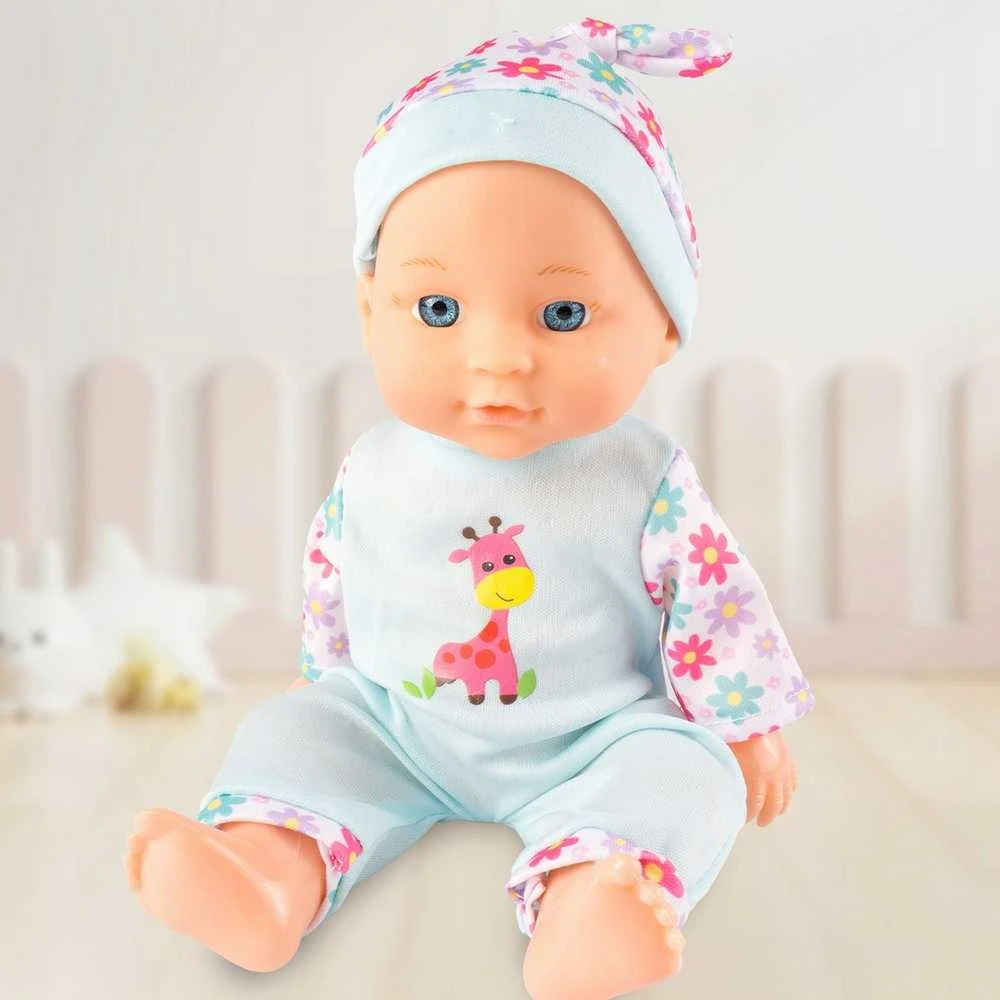 Malplay Lėlė kūdikis su maitinimo priedais, 27 cm