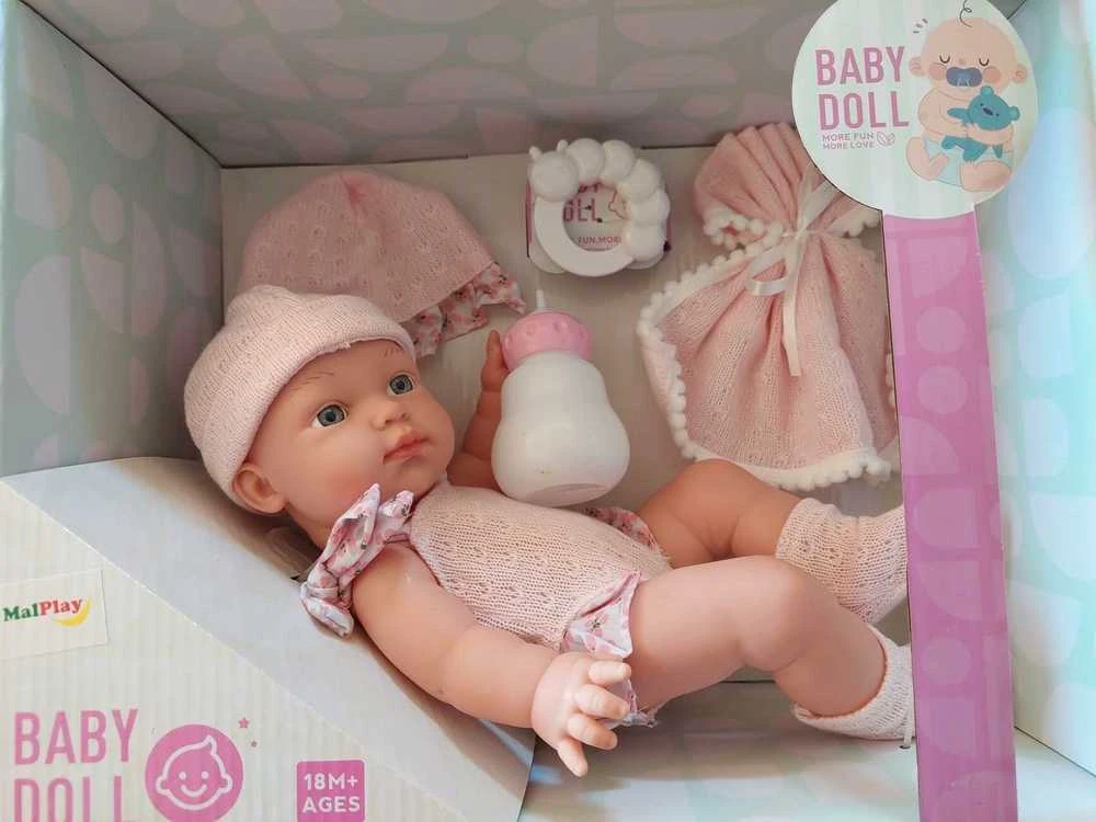 Malplay Lėlė kūdikis su priedais 30.5 cm