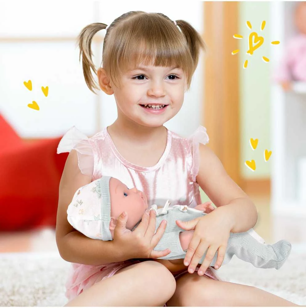 Malplay Lėlė kūdikis su priedais 34 cm