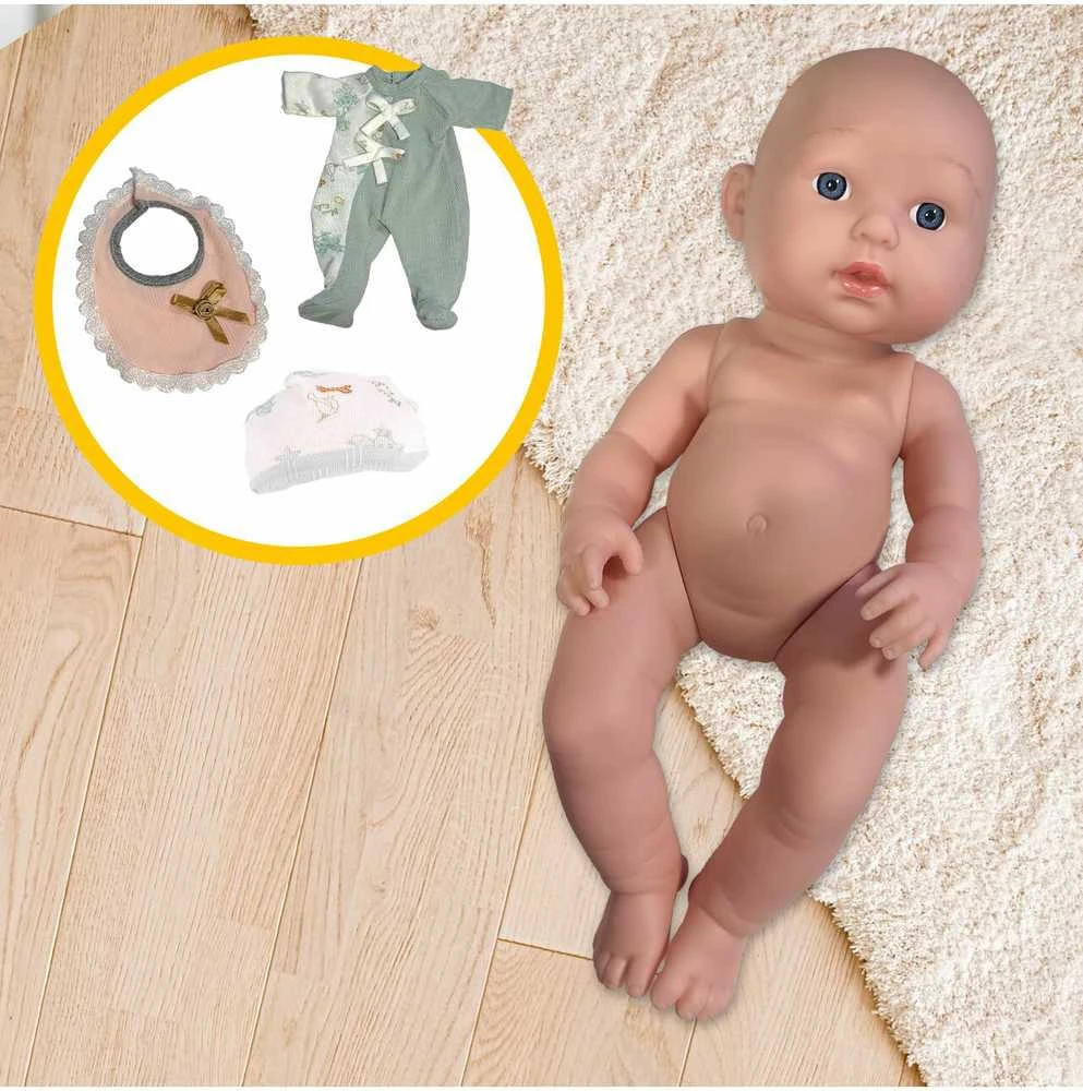 Malplay Lėlė kūdikis su priedais 34 cm