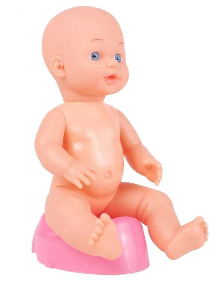 Malplay Lėlė kūdikis su priedais ir nešykle, 30 cm