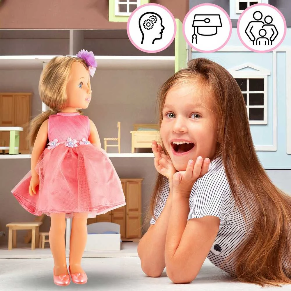 Malplay Lėlė plaukų formavimui su šukomis Pretty Girl