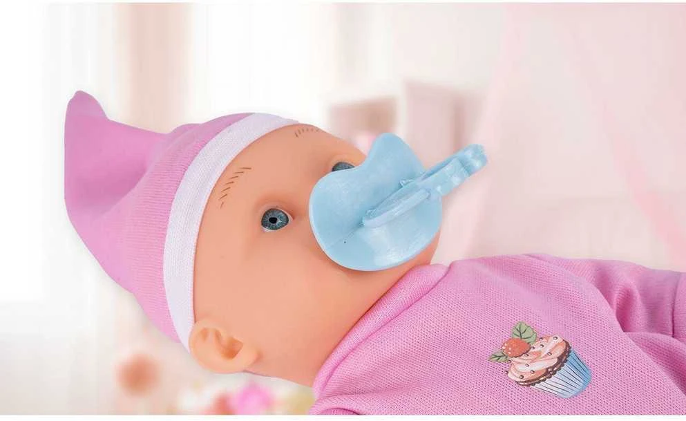 Malplay Lėlė su nešykle ir priedais, geria, šlapinasi, 26 cm