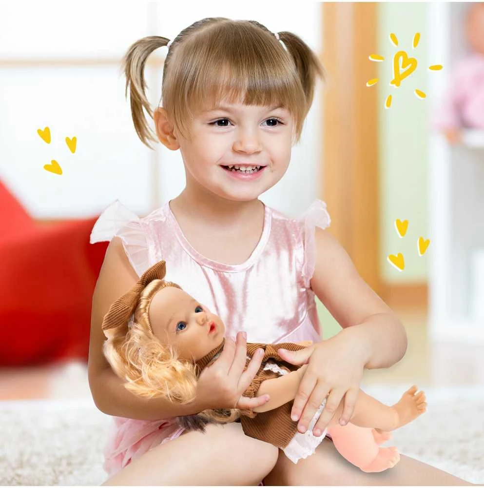 Malplay Lėlė su šukuojamais šviesiais plaukais Oliwia, 32 cm