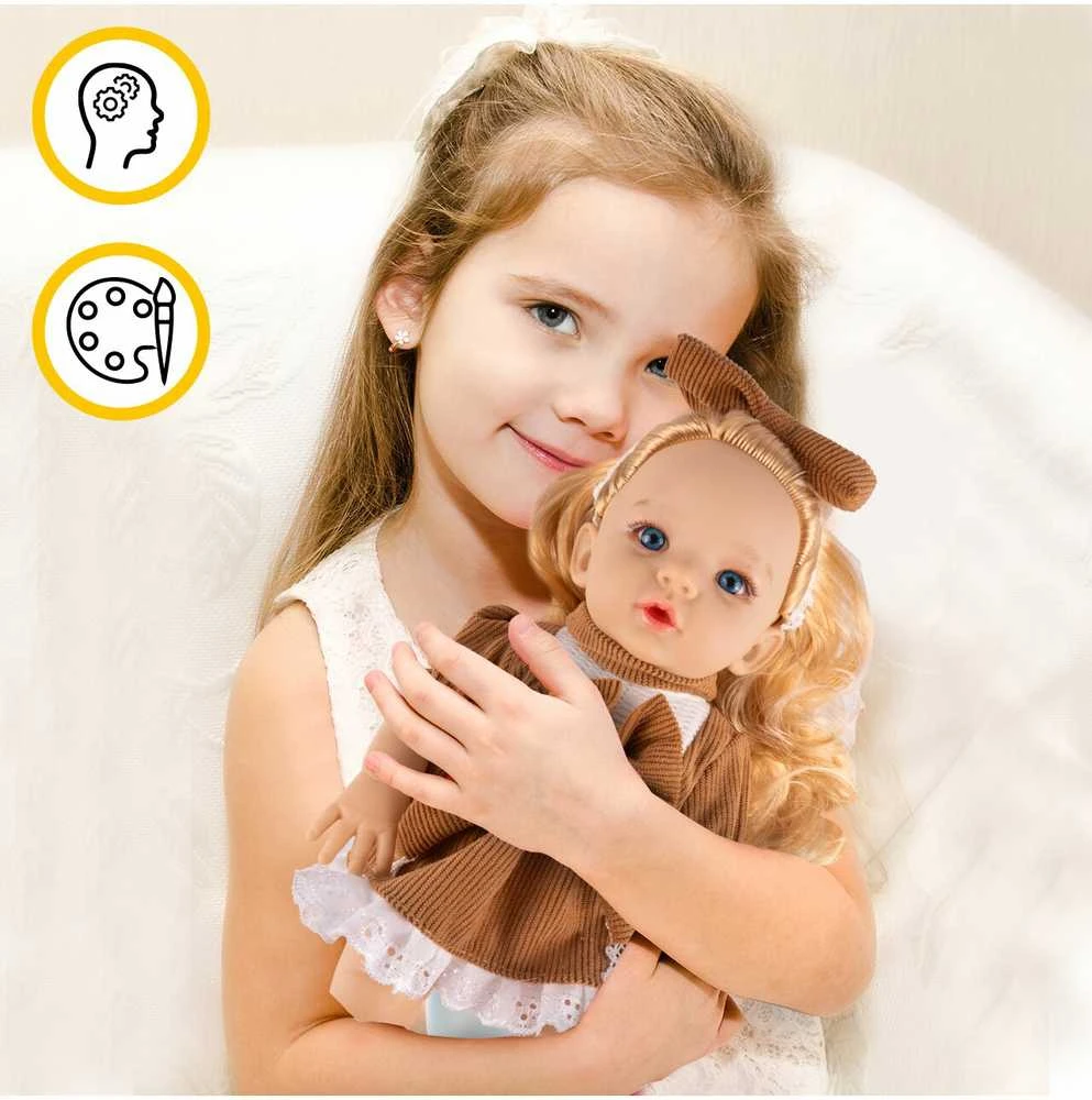 Malplay Lėlė su šukuojamais šviesiais plaukais Oliwia, 32 cm