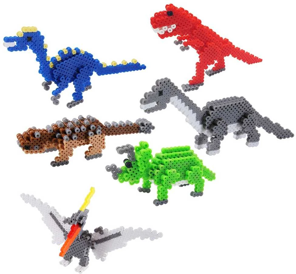 Malplay Lyginimo karoliukai, 3000 vnt. Dinozaurai, 3D