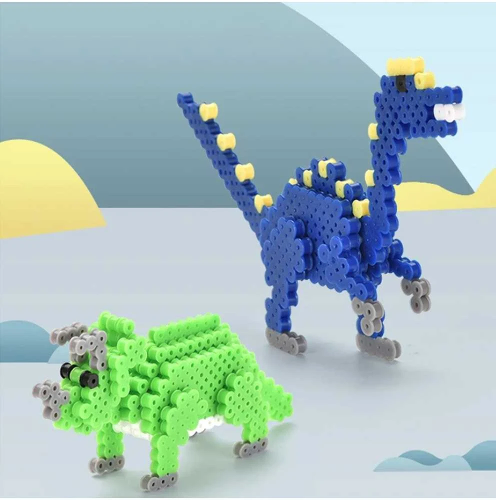 Malplay Lyginimo karoliukai, 3000 vnt. Dinozaurai, 3D