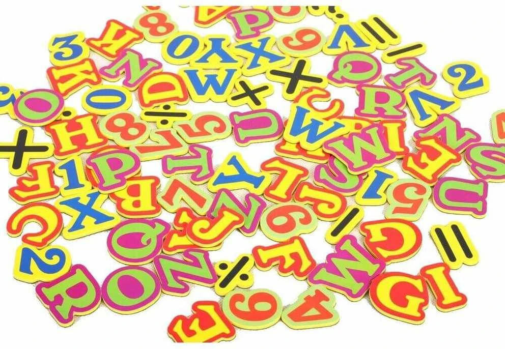 Malplay Magnetinė mokomoji piešimo lenta su priedais, 84 magnetukai