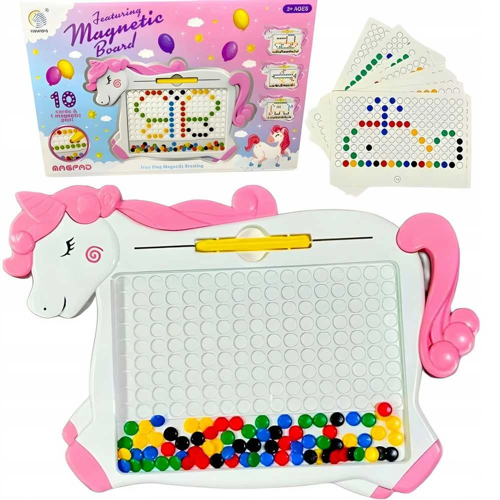 Malplay Magnetinė mozaikos dėlionės lenta Vienaragis