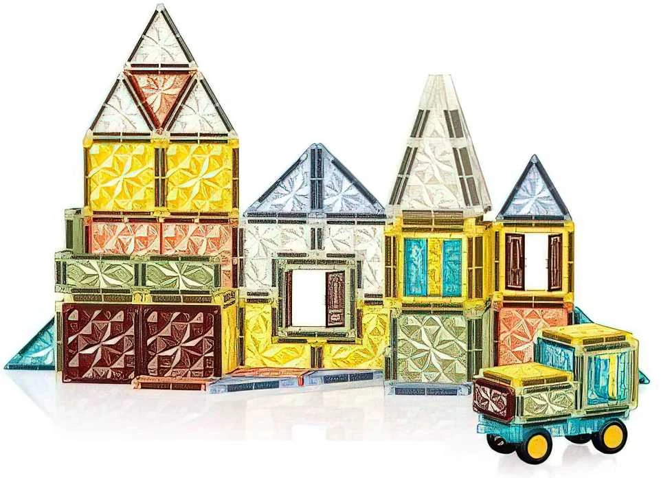 Malplay Magnetinis konstruktorius „Magnetic Blocks”, 60 vnt