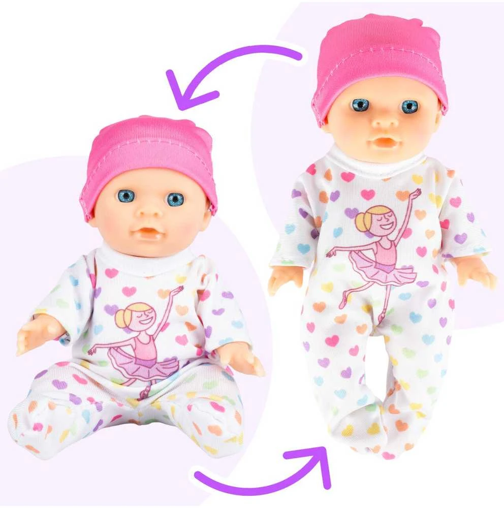 Malplay Maža, miela lėlytė švelniems apkabinimams, 17 cm