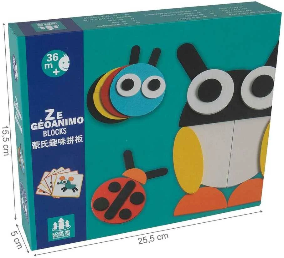 Malplay Medinė dėlionė Gyvūnai