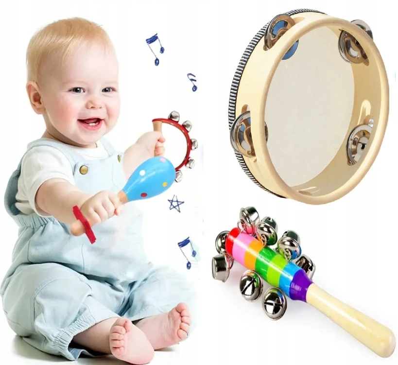 Malplay Medinis muzikos instrumentų rinkinys 18 dalių