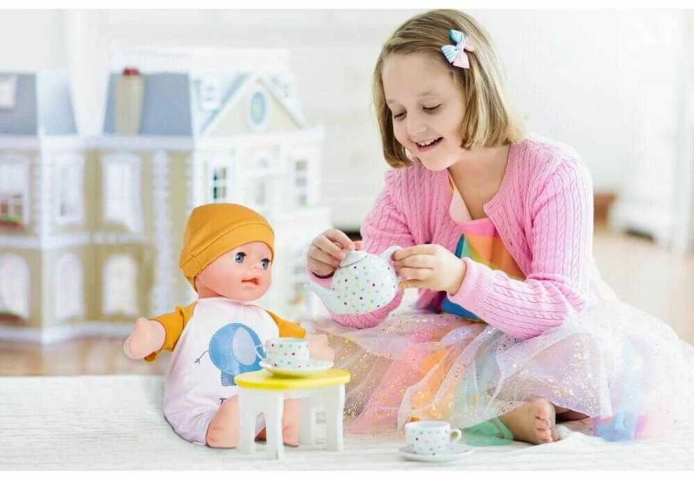 Malplay Minkšta lėlė kūdikis su garsais, 30 cm