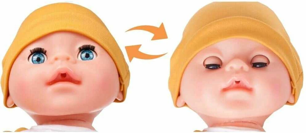 Malplay Minkšta lėlė kūdikis su garsais, 30 cm