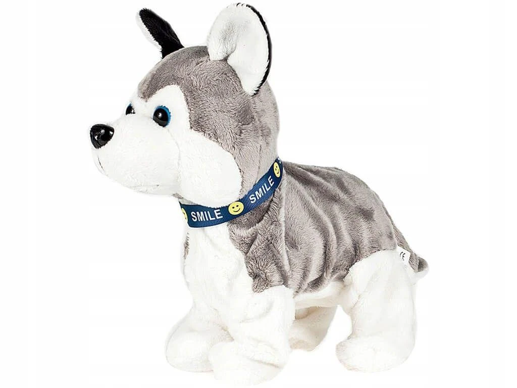 Malplay Minkštas žaislas Interaktyvus Husky šuniukas