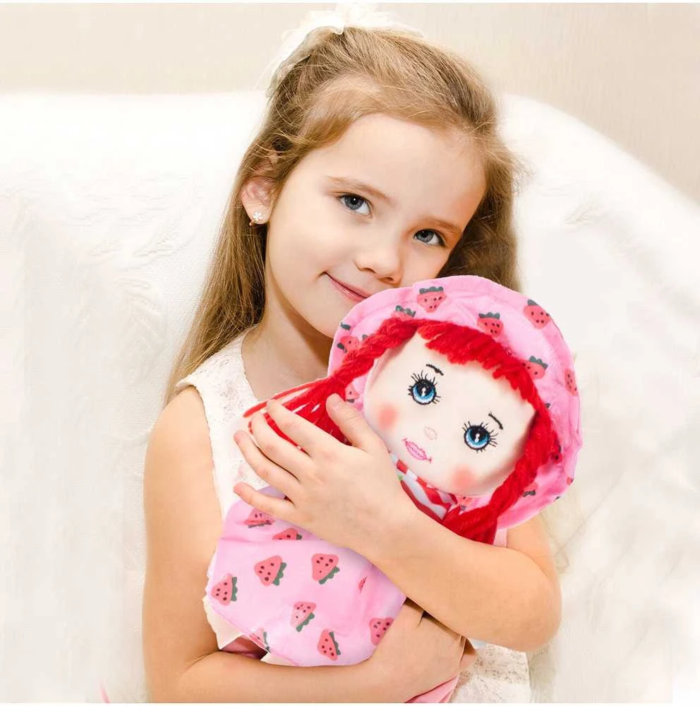 Malplay Minkštas žaislas Skudurinė lėlė Marysia, 25 cm