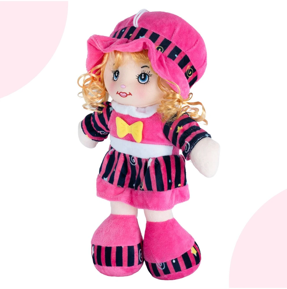 Malplay Minkštas žaislas Skudurinė lėlė Lena, 35 cm