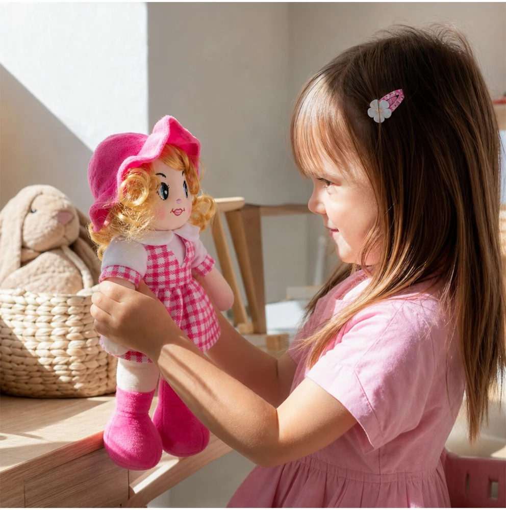 Malplay Minkštas žaislas Skudurinė lėlė Zofia, 35 cm