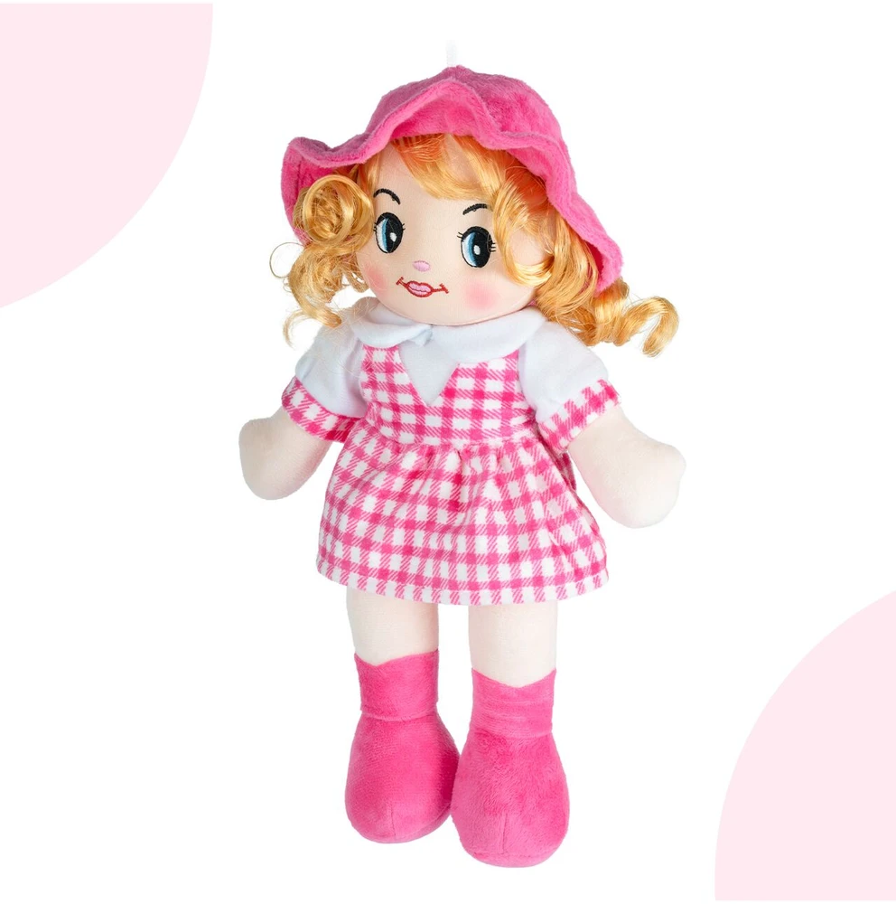 Malplay Minkštas žaislas Skudurinė lėlė Zofia, 35 cm